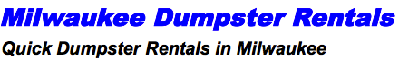 Milwaukee Dumpster Rentals